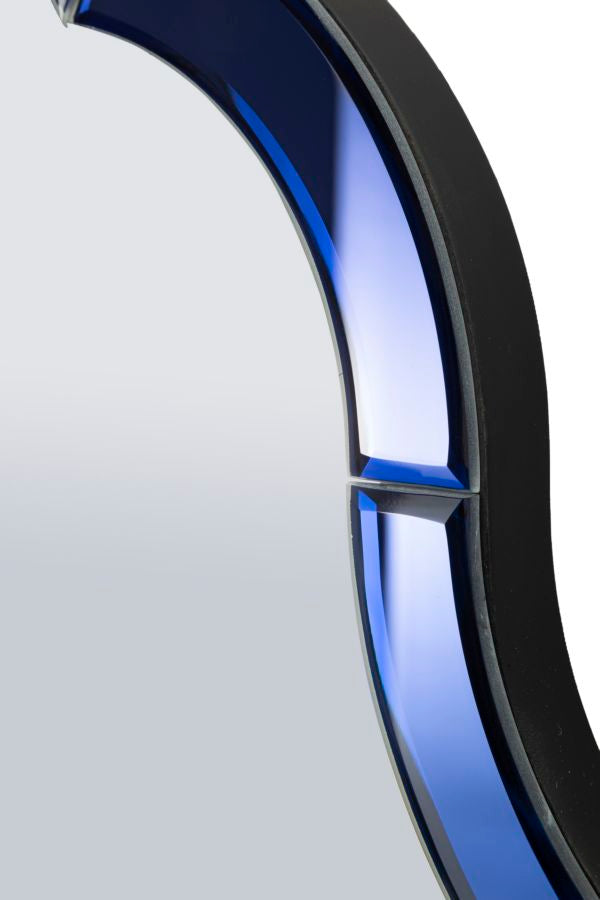 Specchio da muro tangeri blu cm 55x2x150 (misura specchio cm 49x144)