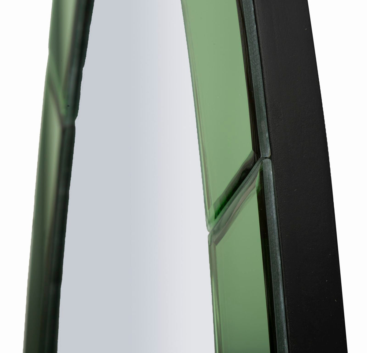 Specchio da muro amman verde cm 55x2x150 (misura specchio cm 42,5x137,5)