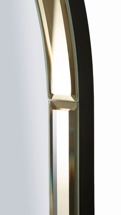 Specchio da muro baku oro cm 55x2x150 (misura specchio cm 49x144)