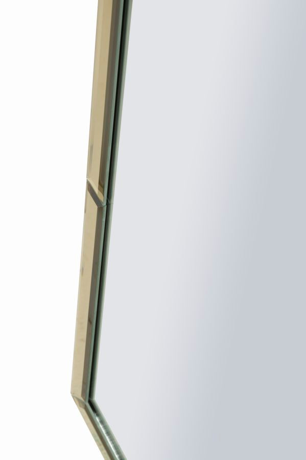 Specchio da muro baku oro cm 55x2x150 (misura specchio cm 49x144)