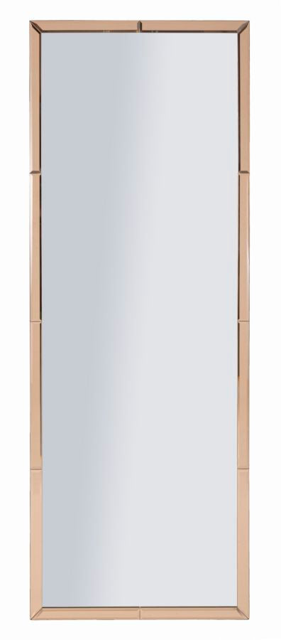 Specchio da muro riyad rosa cm 55x2x150 (misura specchio cm 49x143,5)
