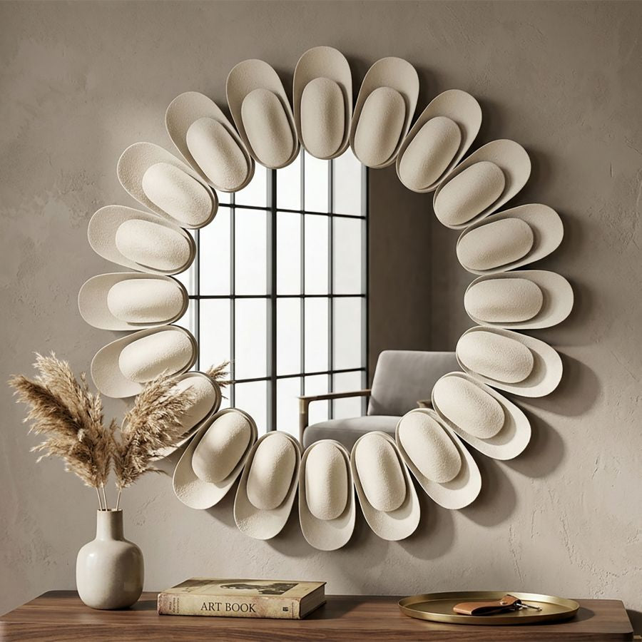 Mauro Ferretti Specchio da Muro Dune Double Ø 85 x 6 cm (misura Specchio Ø 50)