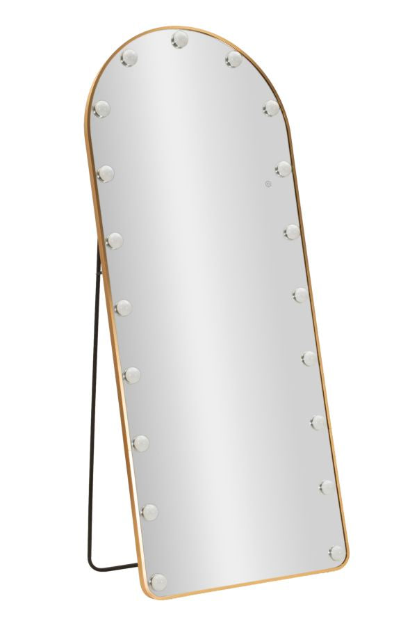Specchio da terra LED hollywood arco cm 70x6-45x170 (3 tonalita' di luce)