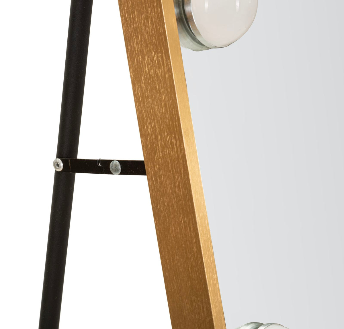 Specchio da terra LED hollywood arco cm 70x6-45x170 (3 tonalita' di luce)