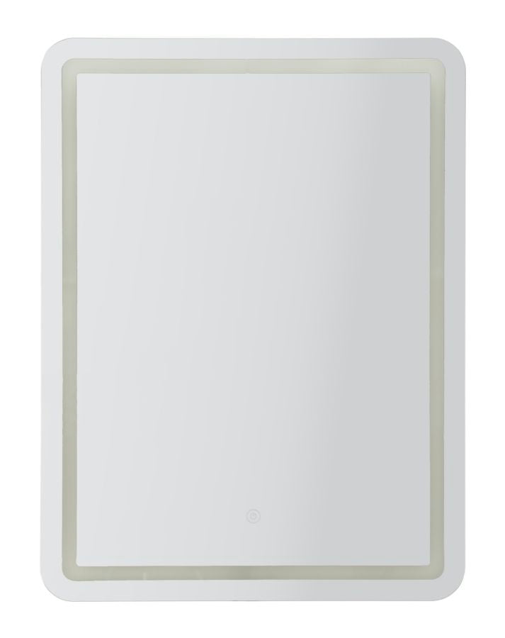 Specchio da muro LED simple rett. cm 60x3,5x80 (3 tonalita' di luce)