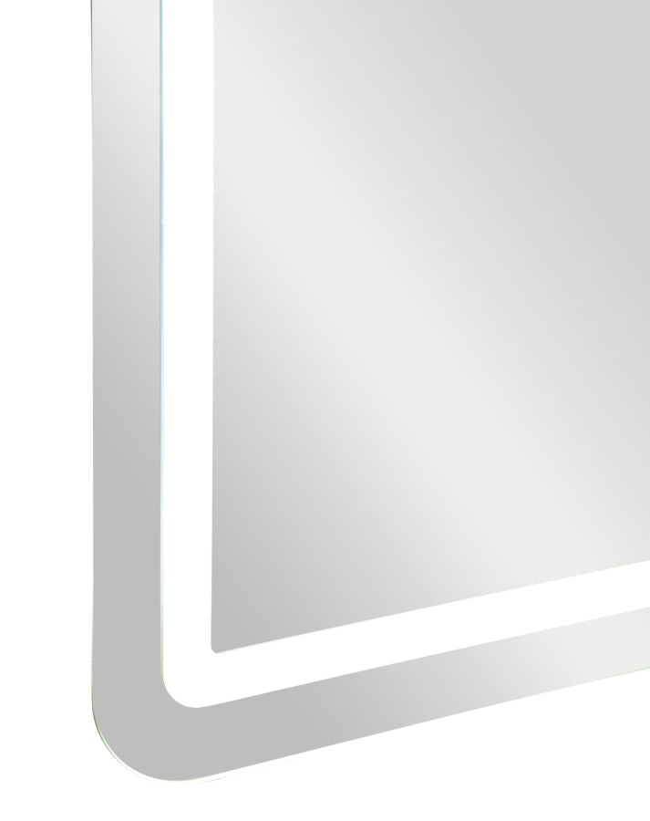 Specchio da muro LED simple rett. cm 60x3,5x80 (3 tonalita' di luce)