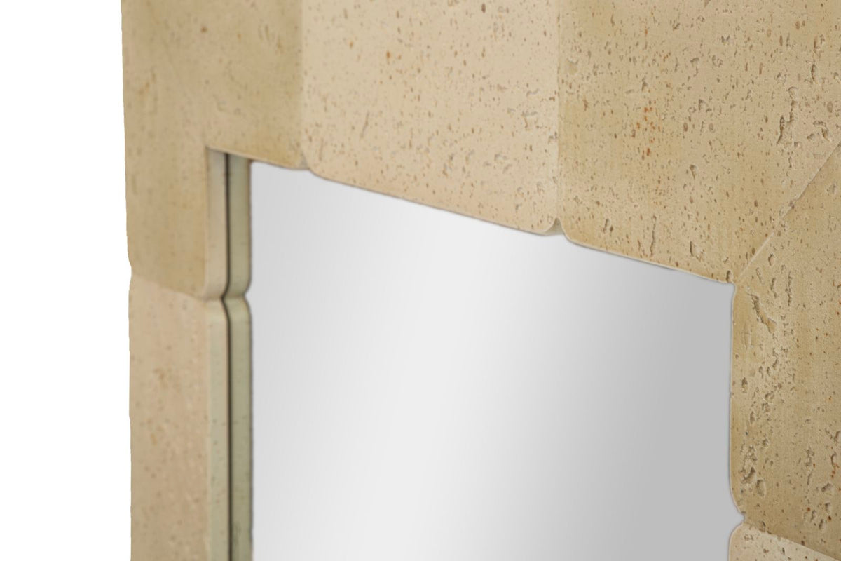 Specchio da muro stones rettangolare cm 70x3x160 (temperato mis. int. øcm 47x97)