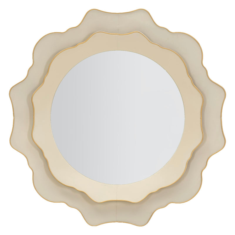 Specchio elizabeth tortora cm ø 95x7 (misura specchio int. ø cm 58)