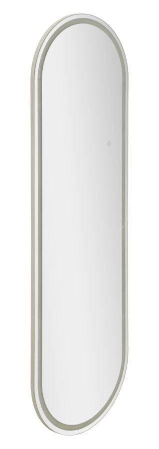 Specchio da muro LED oval cm 50x2,5x160 (3 tonalita' di luce)