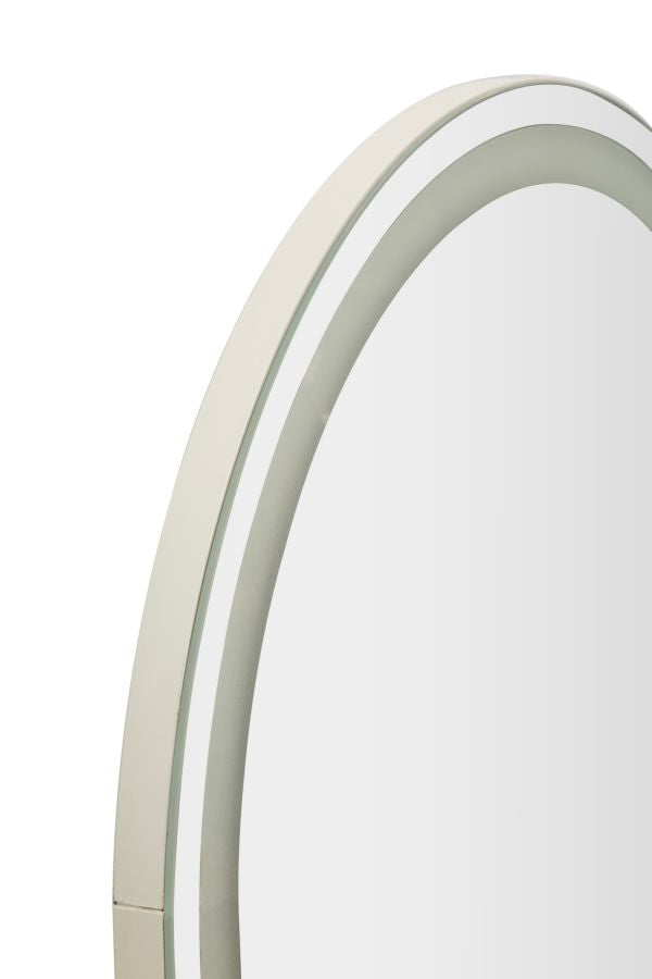 Specchio da muro LED oval cm 50x2,5x160 (3 tonalita' di luce)