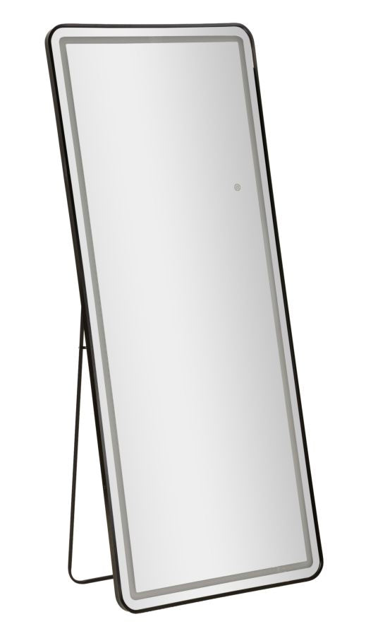 Specchio da terra/muro LED black frame rett. cm 70x4x170(3tonalita' di luce)