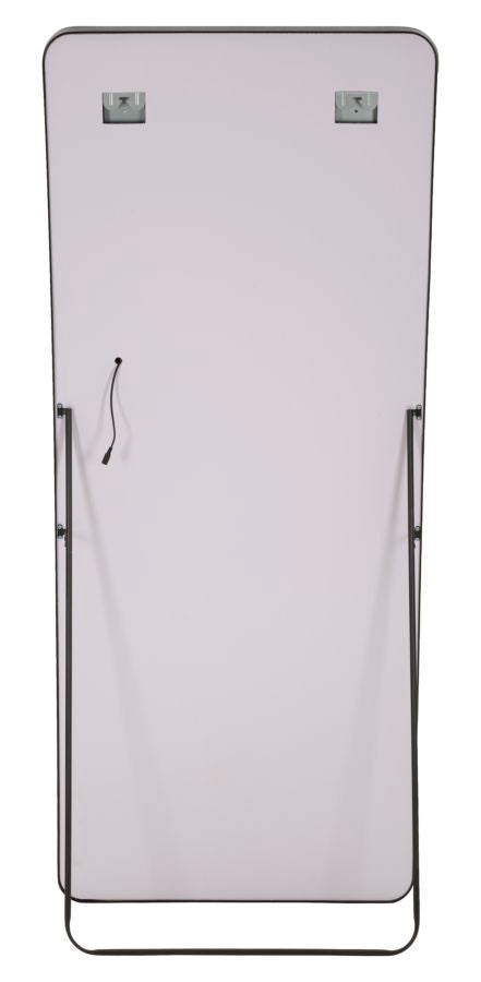 Specchio da terra/muro LED black frame rett. cm 70x4x170(3tonalita' di luce)