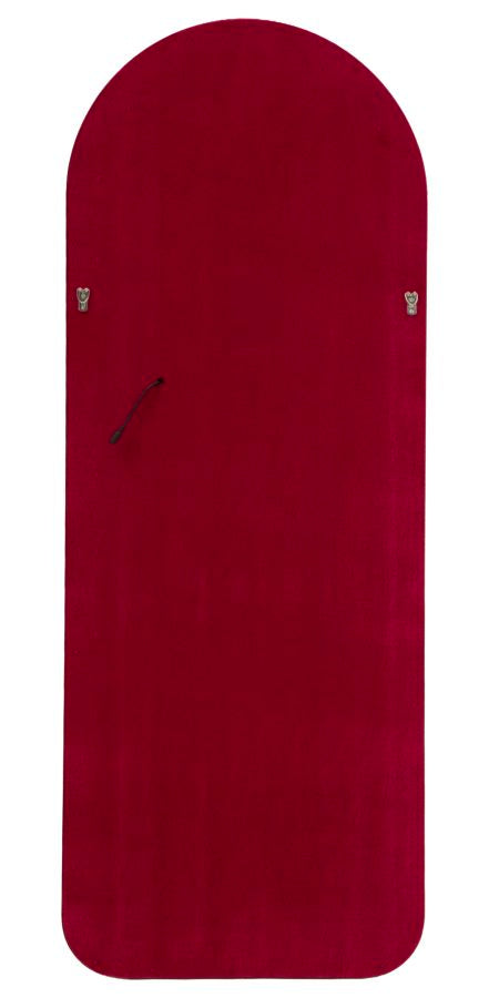 Specchio da muro LED cloe velluto fucsia cm 60x4x160 (misura specchio cm 45x145)