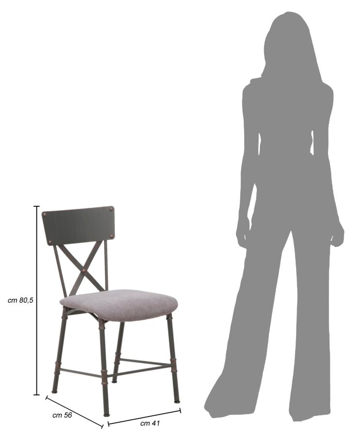 Sedia manhattan cm 41x56x80,5