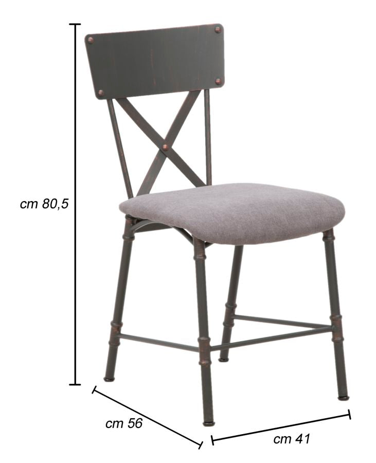 Sedia manhattan cm 41x56x80,5
