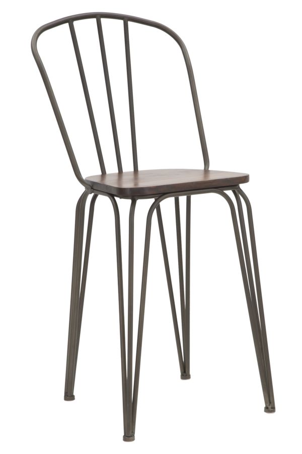 Mauro Ferretti Sedia Bar Harlem 54 x 45 x 102 Set 2 pz (altezza Seduta 61) cm