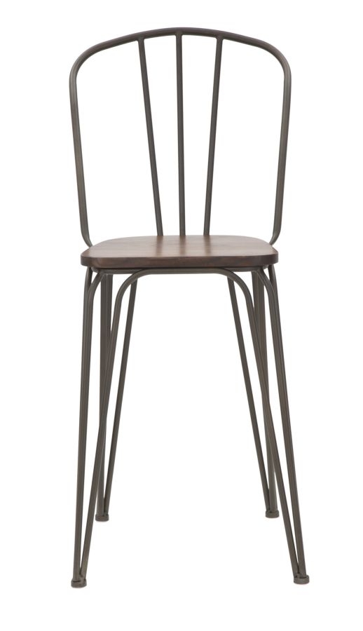 Mauro Ferretti Sedia Bar Harlem 54 x 45 x 102 Set 2 pz (altezza Seduta 61) cm