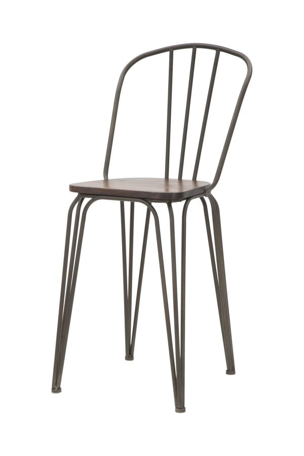 Mauro Ferretti Sedia Bar Harlem 54 x 45 x 102 Set 2 pz (altezza Seduta 61) cm