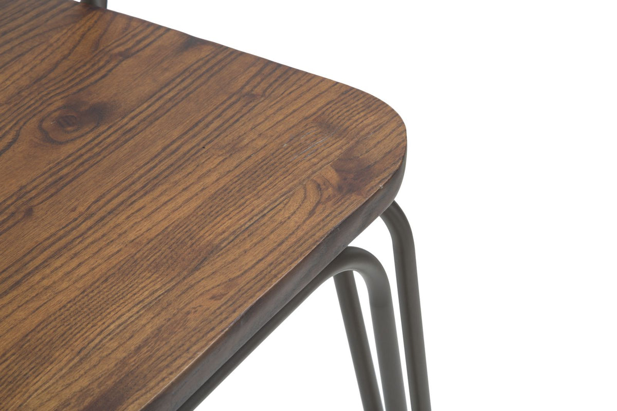 Mauro Ferretti Sedia Bar Harlem 54 x 45 x 102 Set 2 pz (altezza Seduta 61) cm