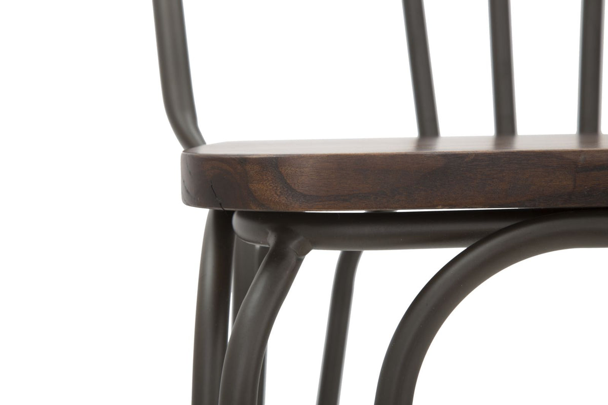 Mauro Ferretti Sedia Bar Harlem 54 x 45 x 102 Set 2 pz (altezza Seduta 61) cm
