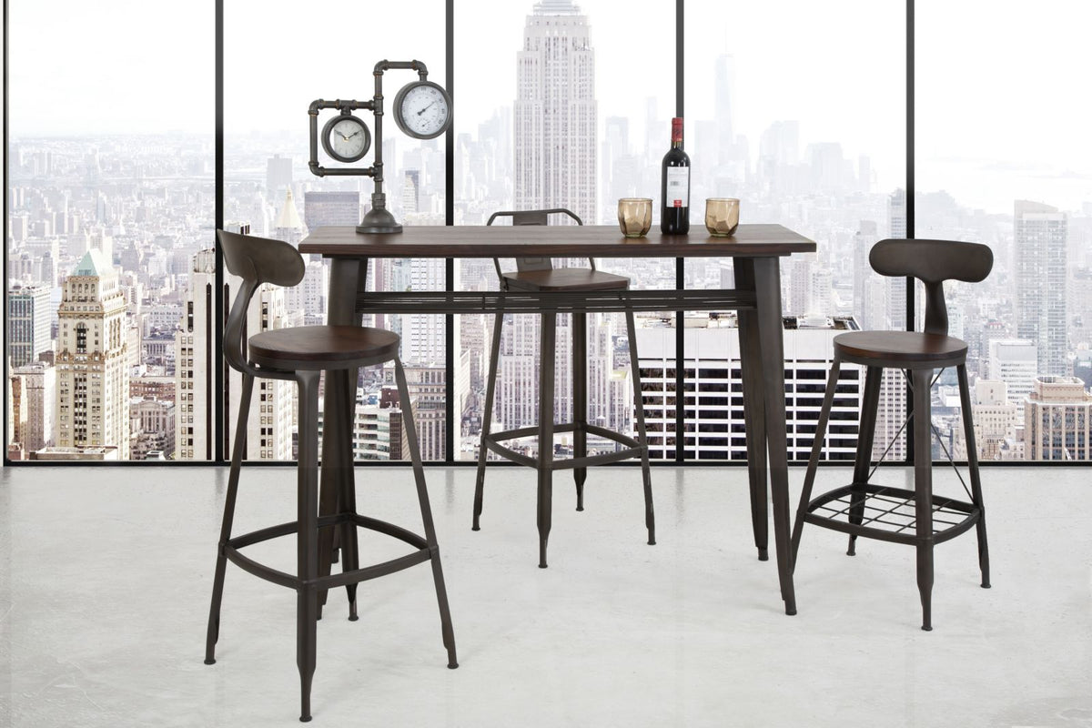 Mauro Ferretti Sgabello Bar Harlem Rod 41 x 44 x 92 cm (altezza Seduta 68)