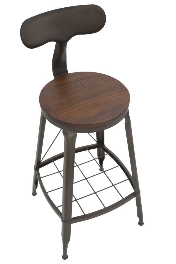 Mauro Ferretti Sgabello Bar Harlem Rod 41 x 44 x 92 cm (altezza Seduta 68)