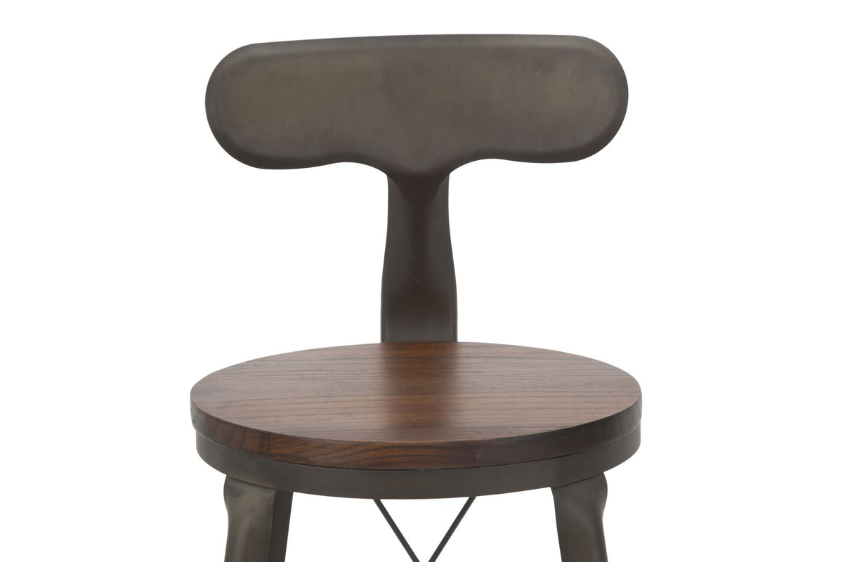 Mauro Ferretti Sgabello Bar Harlem Rod 41 x 44 x 92 cm (altezza Seduta 68)