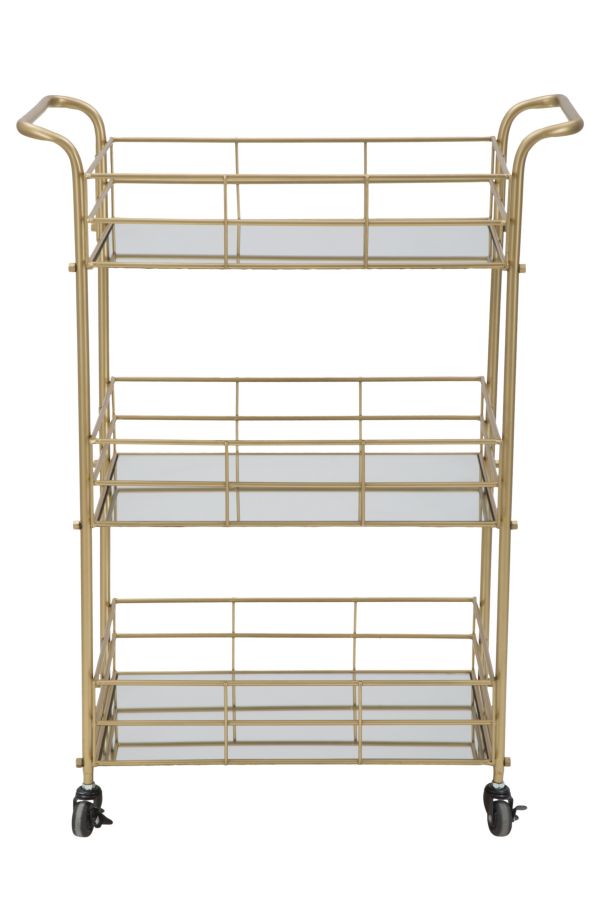 Mauro Ferretti Carrello Glam Ret. 60 x 30,5 x 80 cm