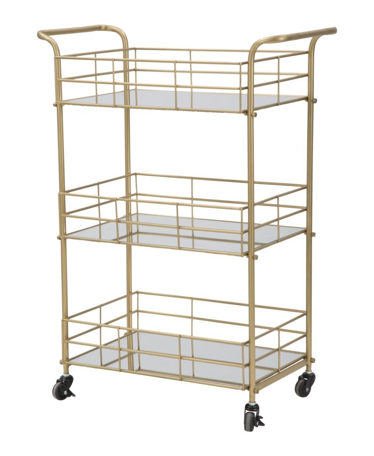 Mauro Ferretti Carrello Glam Ret. 60 x 30,5 x 80 cm