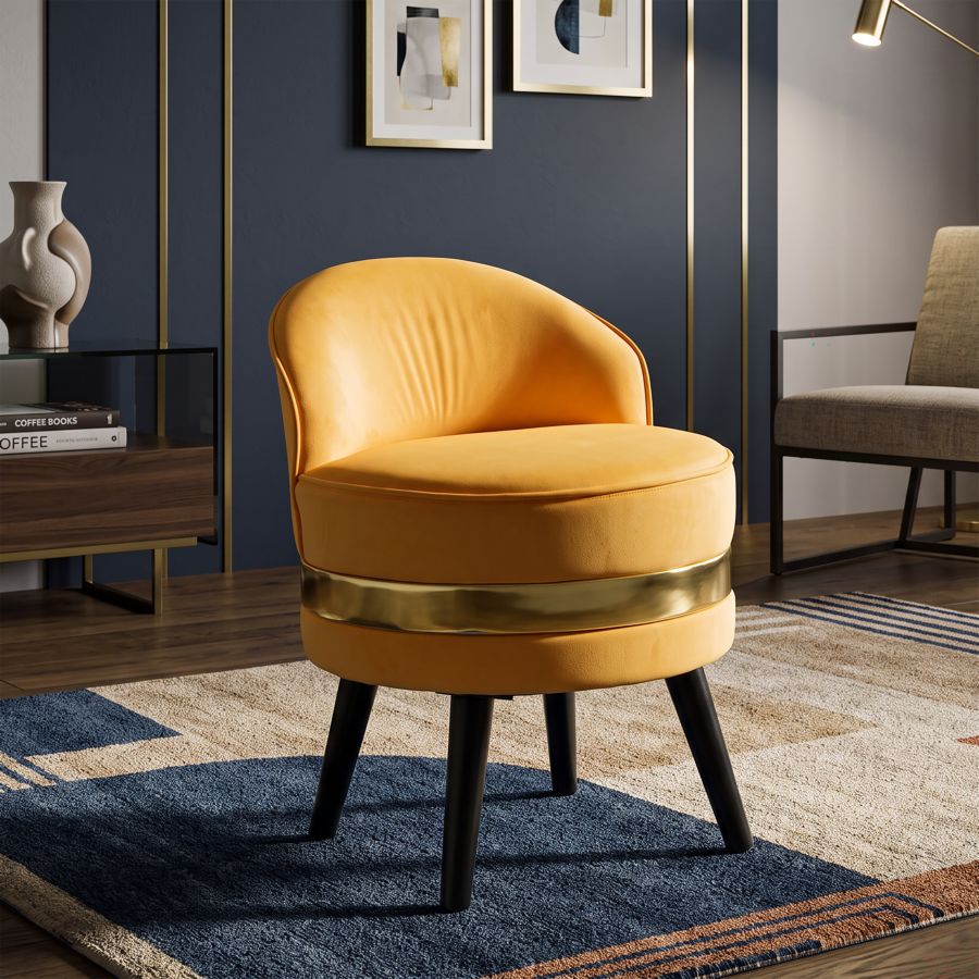 Mauro Ferretti Sedia Mini Paris Arancione Ø 45 x 62 cm