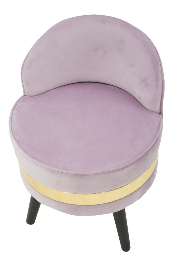 Mauro Ferretti Sedia Mini Paris Rosa Ø 45 x 62 cm