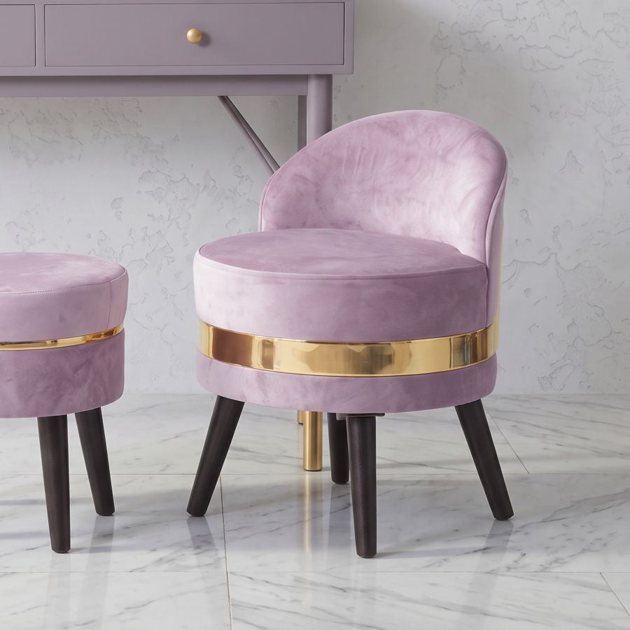 Mauro Ferretti Sedia Mini Paris Rosa Ø 45 x 62 cm