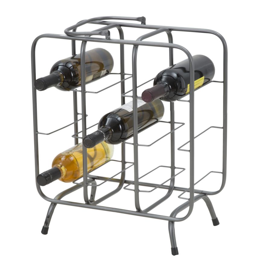 Mauro Ferretti Portabottiglie Rack Quadrato (9 Posti) 40 x 23 x 47,5 cm