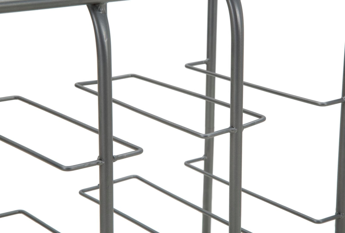 Mauro Ferretti Portabottiglie Rack Quadrato (9 Posti) 40 x 23 x 47,5 cm