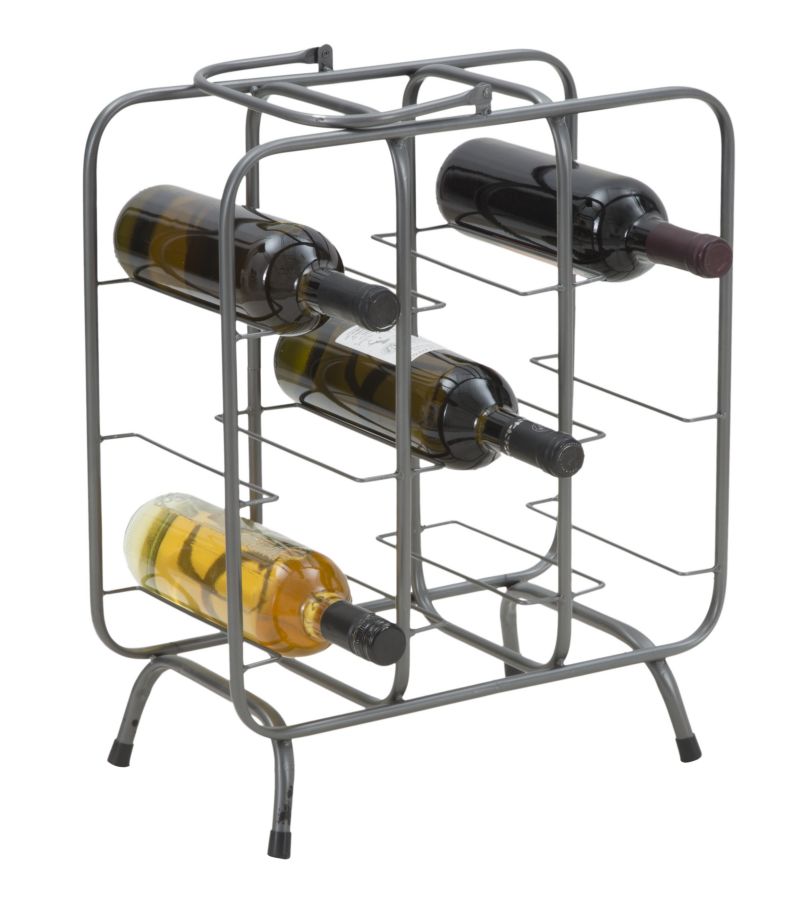 Mauro Ferretti Portabottiglie Rack Quadrato (9 Posti) 40 x 23 x 47,5 cm
