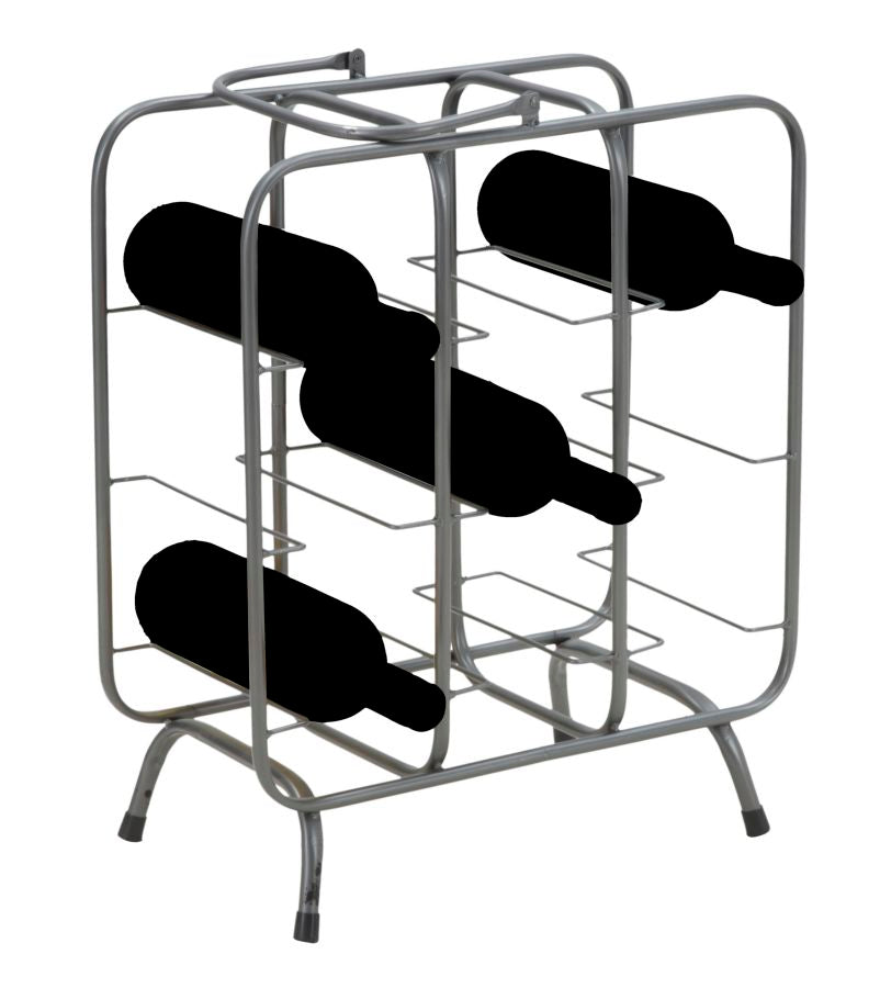 Mauro Ferretti Portabottiglie Rack Quadrato (9 Posti) 40 x 23 x 47,5 cm