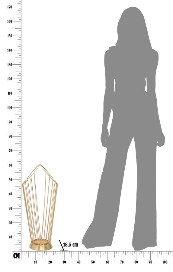 Mauro Ferretti Portaombrelli Glam Stick 25,5 x 18,5 x 60 cm