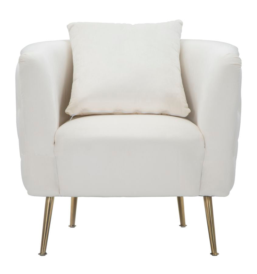 Mauro Ferretti Poltrona Bucarest Crema 76 x 74 x 73 cm