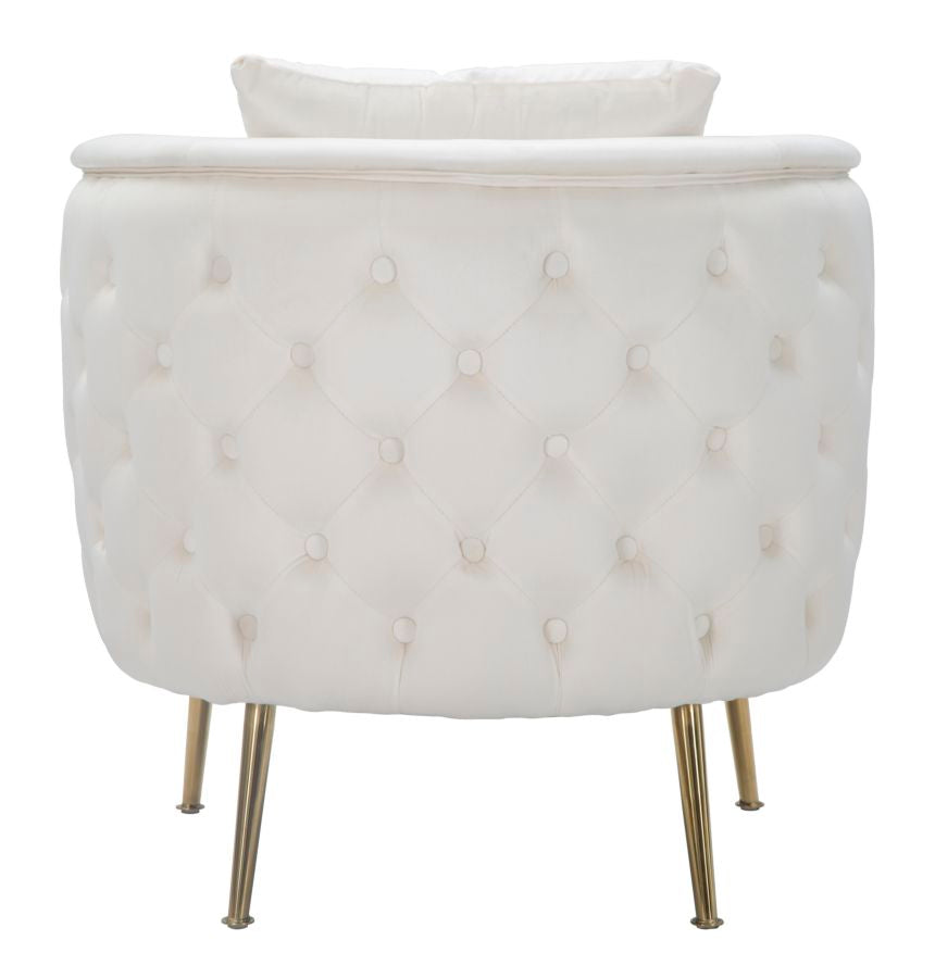Mauro Ferretti Poltrona Bucarest Crema 76 x 74 x 73 cm