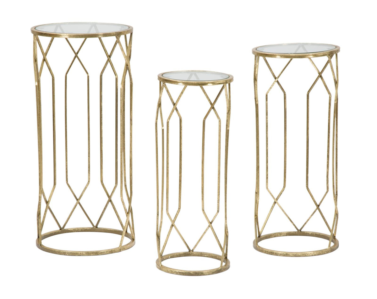 Mauro Ferretti Portatelefono Tunisi Tris Ø 32 x 71-28 x 65-23 x 61 cm