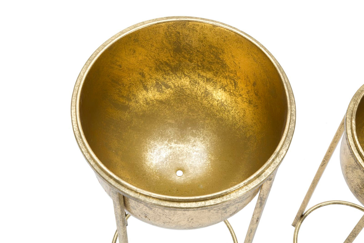 Mauro Ferretti Portavasi Glam Coppia Ø 27 x 62-21,5 x 52 cm