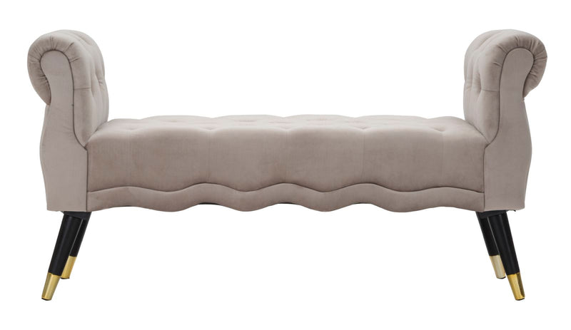 Mauro Ferretti Panchetta Paris Grigia/gold 120 x 40 x 60 cm