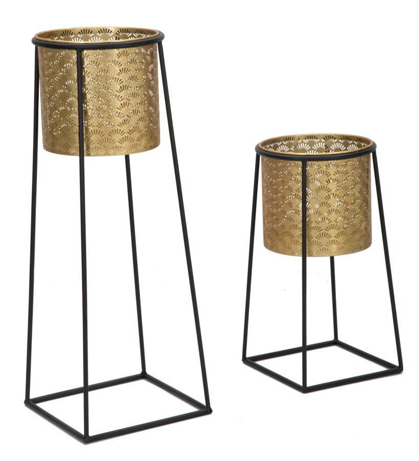 Mauro Ferretti Portavasi Coppia Cup Ø 26 x 70-23 x 45 cm