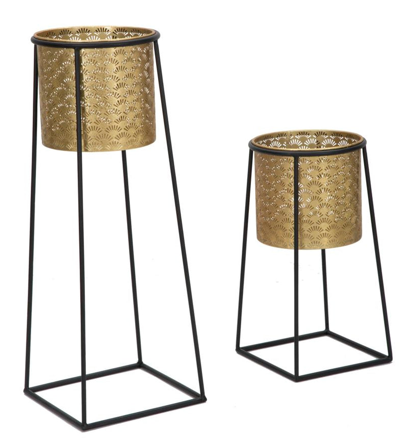 Mauro Ferretti Portavasi Coppia Cup Ø 26 x 70-23 x 45 cm