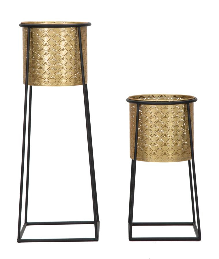 Mauro Ferretti Portavasi Coppia Cup Ø 26 x 70-23 x 45 cm