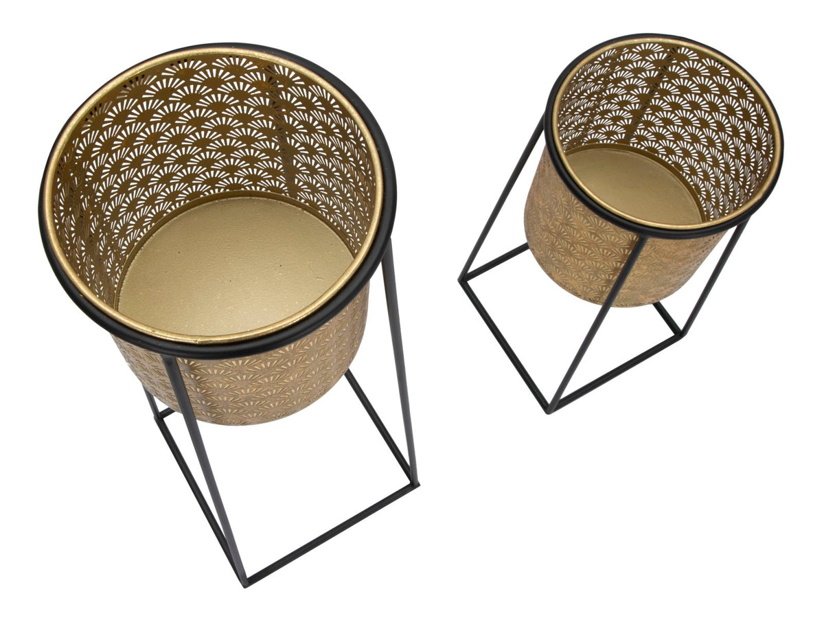 Mauro Ferretti Portavasi Coppia Cup Ø 26 x 70-23 x 45 cm