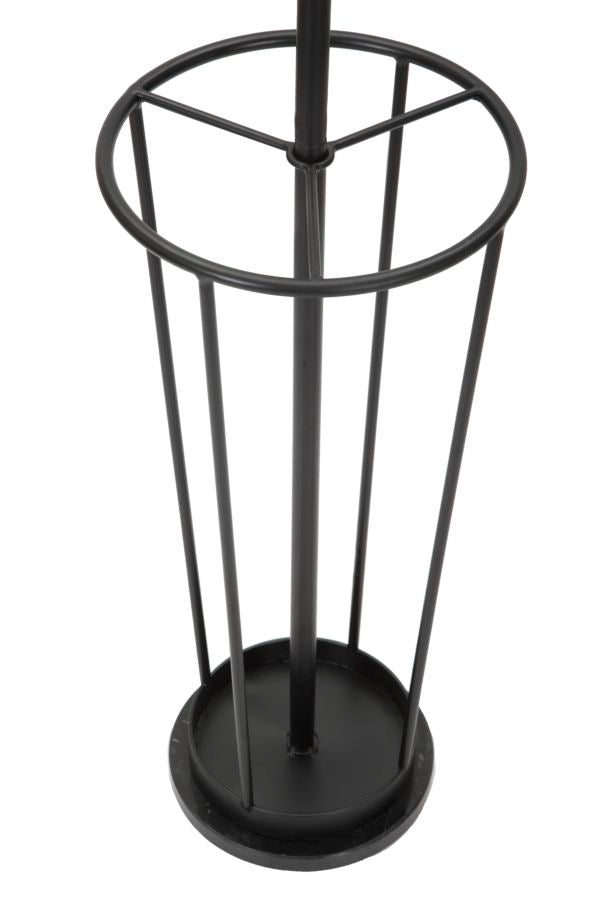 Mauro Ferretti Appendiabiti-portaombrelli Glam Black Ø 26 x 176 cm