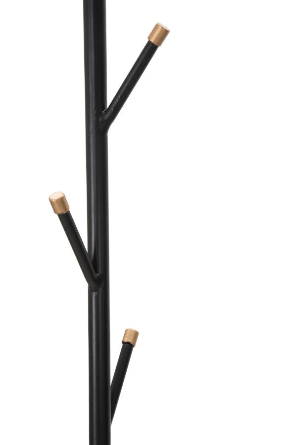 Mauro Ferretti Appendiabiti-portaombrelli Glam Black Ø 26 x 176 cm