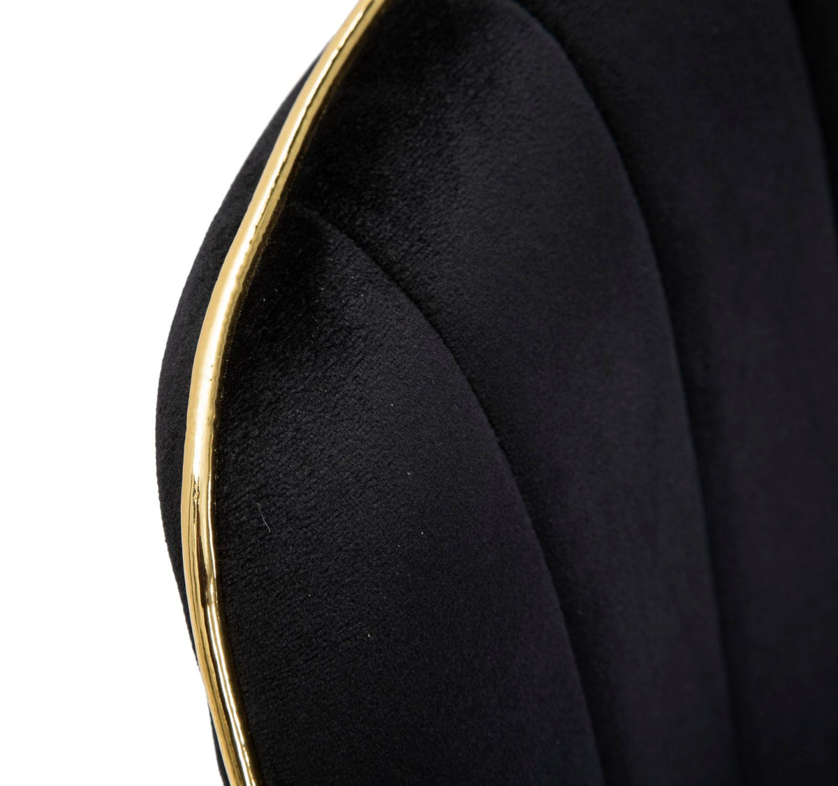 Mauro Ferretti Sedia Paris Nera/gold Set 2 pz 51 x 59 x 79 cm