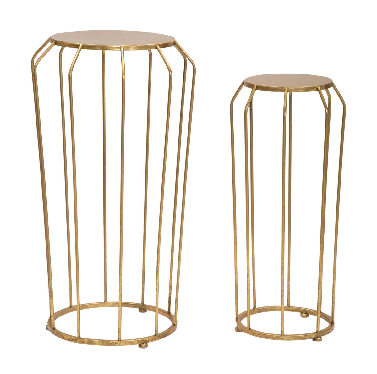 Mauro Ferretti Tavolinetti Thing Coppia Ø 38 x 70-26,8 x 60 cm
